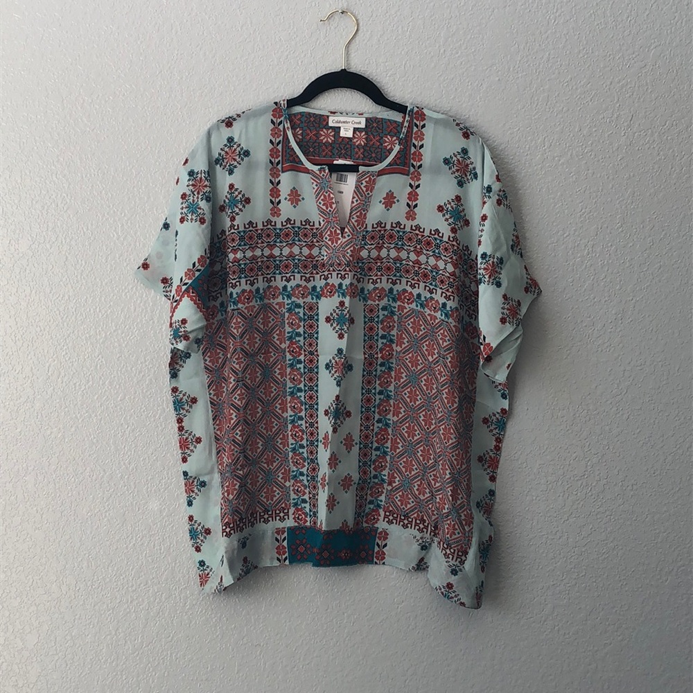 Coldwater Creek Sheer Blouse